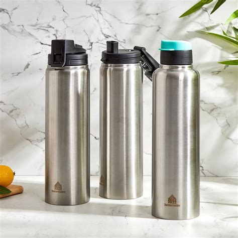Buy Atlantis Stainless Steel Water Bottle - 900ml from Home Centre at ...