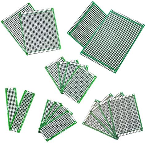 GeeBat 20pcs 2x8 3x7 4x6 5x7 7x9 9x15CM Double Sided Protoboard ...