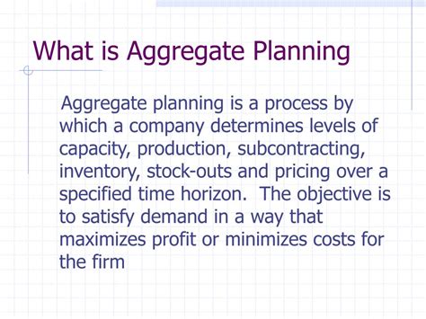 Image result for Aggregate Planning Involves