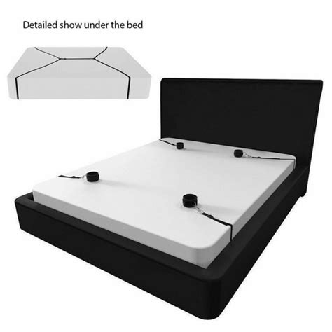 Buy Adult Game Bed Harness Set Bondage Strap Handcuffs Ankle Kit Sex ...