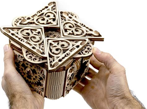 WOODEN.CITY Wooden Mystery Box For Adults - Vintage India | Ubuy