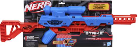 Nerf Alpha Strike Mantis LR-1 Toy Blaster with Targeting Scope, Incl. 5 ...