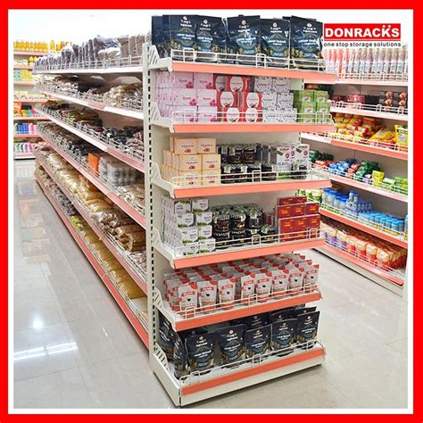 Super Market Display Racks - 6 Feet Supermarket Glass Display Rack ...