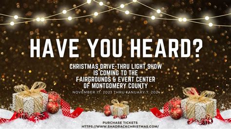Christmas Drive-thru Light Show, Fairgrounds & Event Center of ...