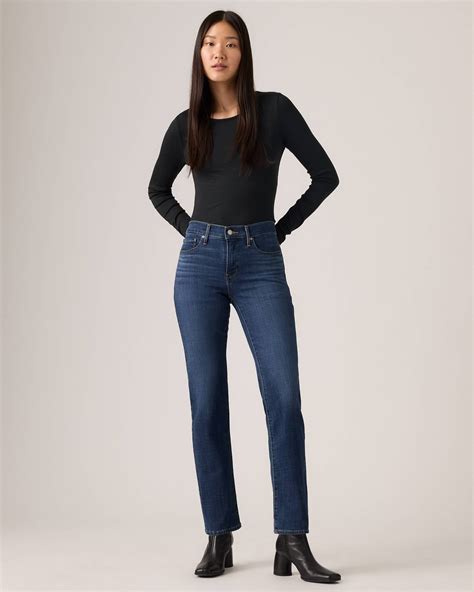 314™ Shaping Straight Jeans - Blauw | Levi's® BE