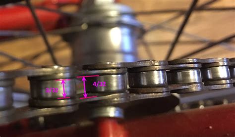 Bike Chain Dimensions