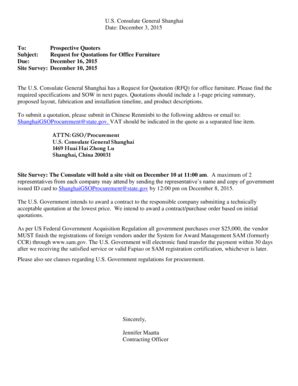 Fillable Online photos state Request for Quotations for Office ...