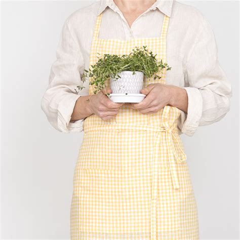 Fog Linen Work Linen Full Apron: Keily: Official Stockist