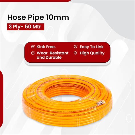 Hose Pipe 10 mm 3 Ply- 50 Meters – Agri-Route