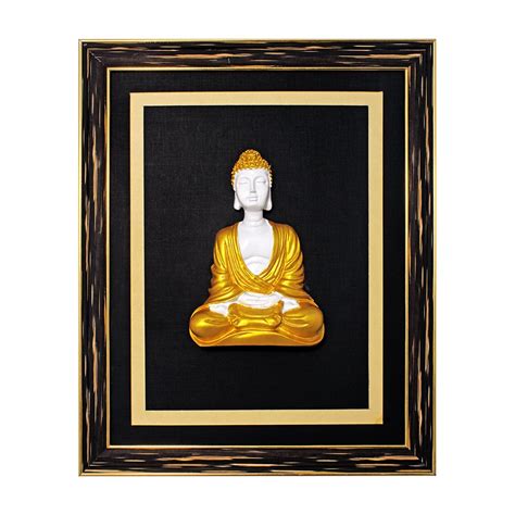 Buy Wall Dacorative Embossed Lord Meditating / Samadhi Buddha ...