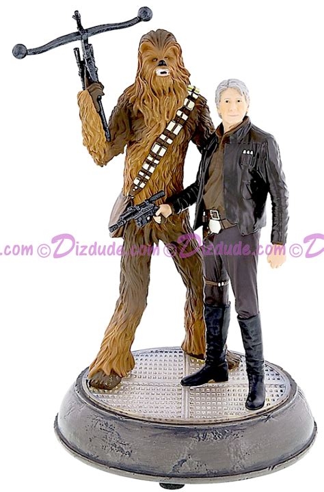 DIZDUDE.com | Han Solo & Chewbacca Light Up Medium Big Fig - Disney ...