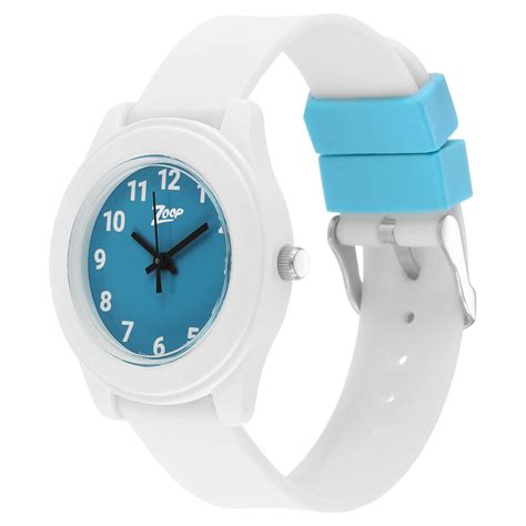 Buy Online Zoop Analog Watch with Blue Dial & White Strap for Boys ...