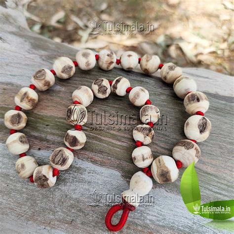 27+1 Beads Handmade Tulsi Japa Mala 18-14mm Beads Size - Tulsi Mala