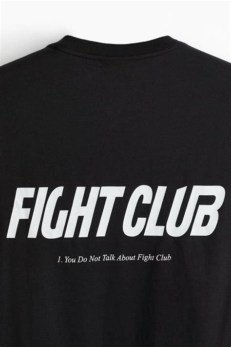 Regular-Fit Sports Shirt with DryMove™ - Black/Fight Club - Men | H&M US
