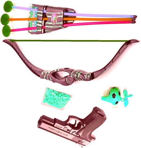 Dynamic Retail Global Gun Toys for Boys With Bullets, Archery Bow ...