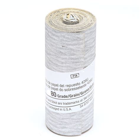 3m Stikit Tri-M-ITE 2 1/2 Roll 80 Grit (55 Roll) : Amazon.in ...