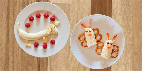 Snacks saludables para niños: Deliciosos animales de plátano