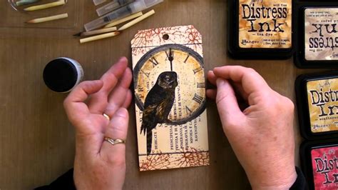Tim Holtz Distress Inks Tutorial 的图像结果