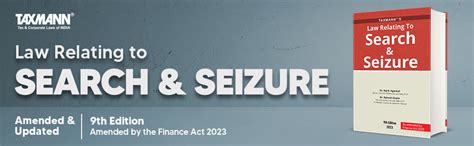 Buy Taxmann’s Law Relating to Search & Seizure – Comprehensive ...