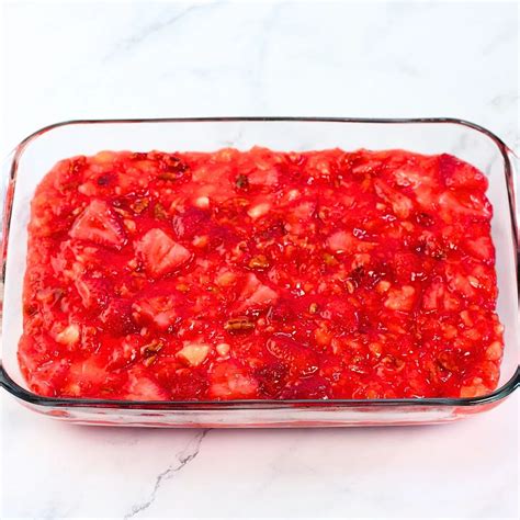 Strawberry, Banana and Pineapple Jello Salad • Now Cook This!