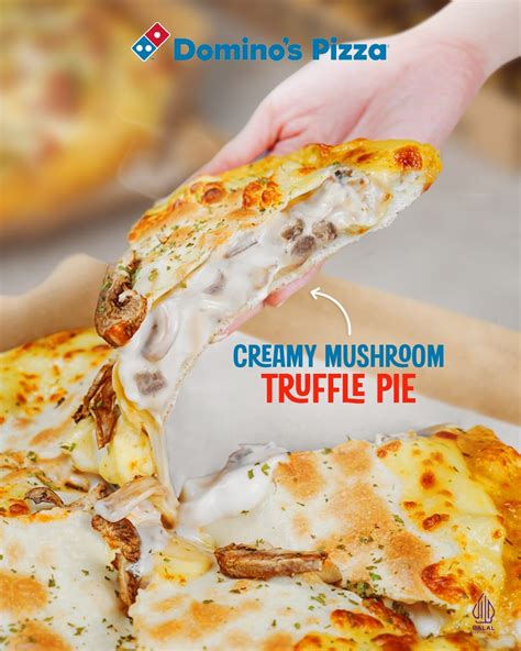 Domino's Pizza Indonesia | One of the Best!! Creamy Mushroom Truffle ...