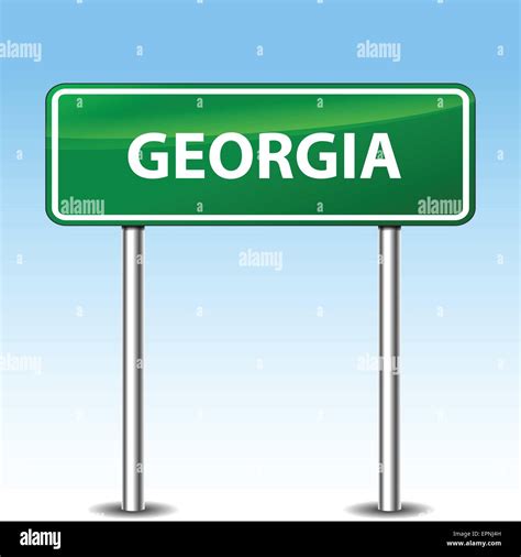 Georgia state welcome sign Stock Vector Images - Alamy