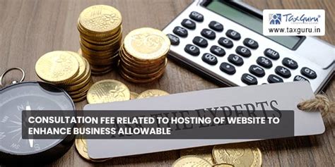 Consultation Fee related to hosting of website to enhance business ...