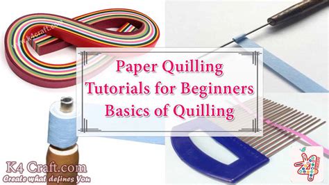 Image result for Quilling Tutorials Basic