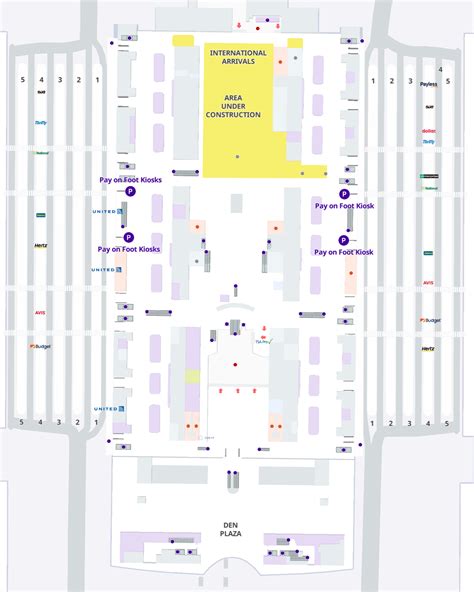 How To Get Between Gates at Denver International Airport [DEN]