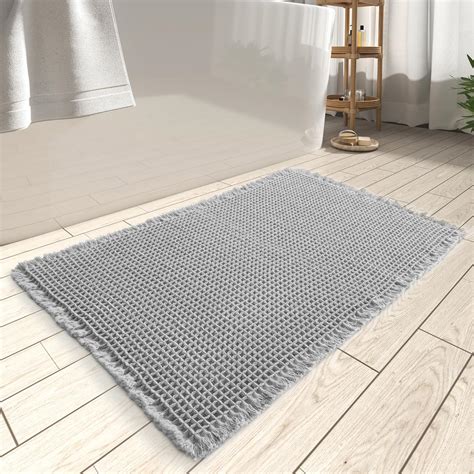 Rvolst Bath Mat Rug for Bathroom Waffle Woven Bathroom Mat Super ...