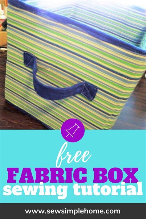 Fabric Boxes Tutorial 的图像结果