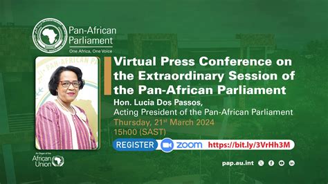 Virtual Press Conference on the Extraordinary Session of the Pan ...