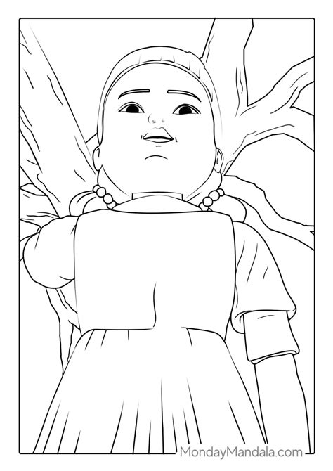 29 Squid Game Coloring Pages (Free PDF Printables)