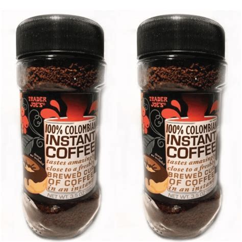 Trader Joe's 100% Colombian Instant Coffee, 3.5oz Pack of 2 - Walmart.com