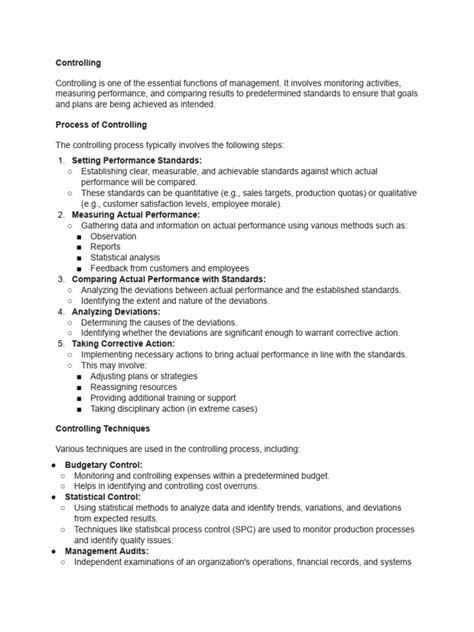 Image result for Controlling Process Example