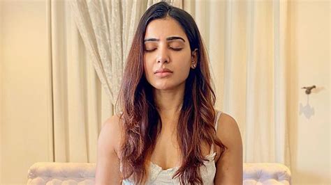 Samantha Akkineni wore a cotton corset top and palazzos for while ...