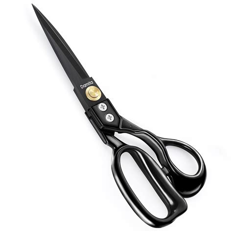 HOLKIE 9-inch Heavy Duty Fabric Scissors Sharp Sewing Shears for Cutting Fabrics like Cotton ...