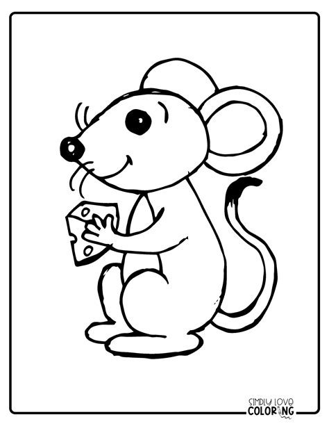 Mice Coloring Pages (Free PDF Printables) - Simply Love Coloring