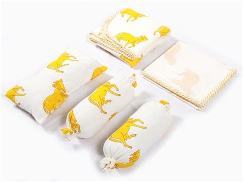 Block Printed Baby Quilt and Baby Bedding Set - Hand Block Printed Baby ...