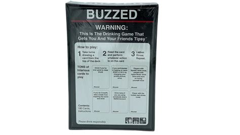 Buzzed Card Drinking Game - Ultimate Fun for Unforgettable Nights