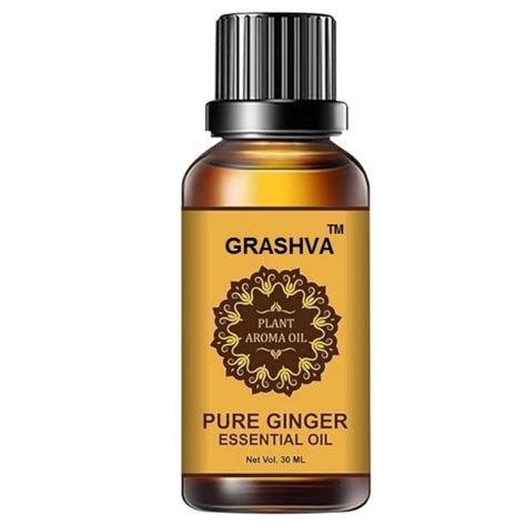 GRASHVA ORGANIC Belly Drainage Ginger Oil 30 Ml,Tummy Ginger Drainage ...