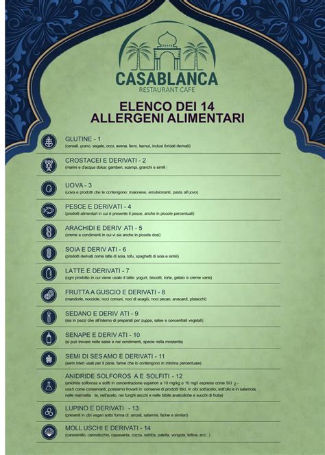 Menu at Casablanca Ristorante Cafe, Legnano