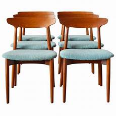 Teak Dining Room Chairs by Six Harry Ostergaard Teak Dining Chairs For Randers Teak Dining Room Chairs