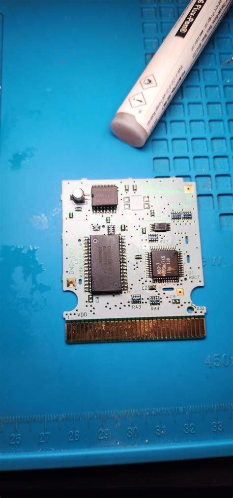 Fixed this broken Kirby Tilt n Tumble after reflowing the ROM and MBC-7 ...