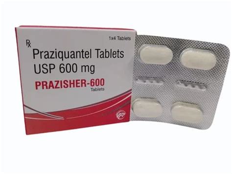 Antiparasitic Drugs - PRAZISHER 600 MG TAB PRAZIQUANTEL 600 MG TAB ...