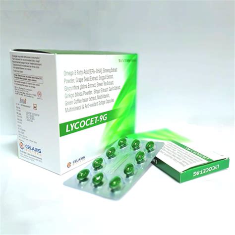 LYCOCET-9G Softgel Capsules Celaxis Biotech