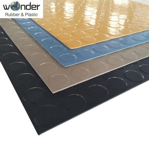 Anti-Slip Plastic Vinyl Workshop Bathroom Bus Garage PVC Flooring Mat ...