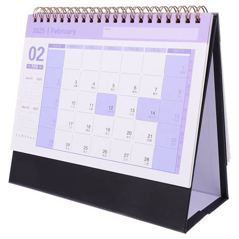 2025 Mini Desktop Calendar, Retro Monthly Desk Calendars 2024-2025 with ...