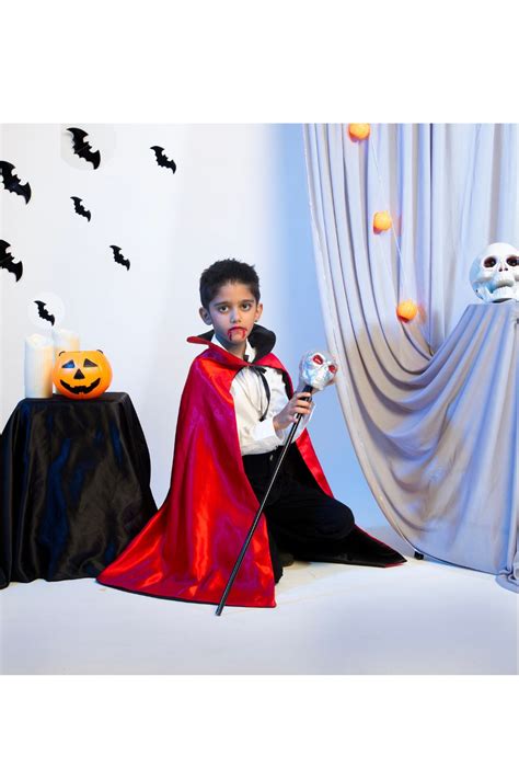 Black And Red Halloween Dracula Theme Play Set Of 4 – Stylemylo