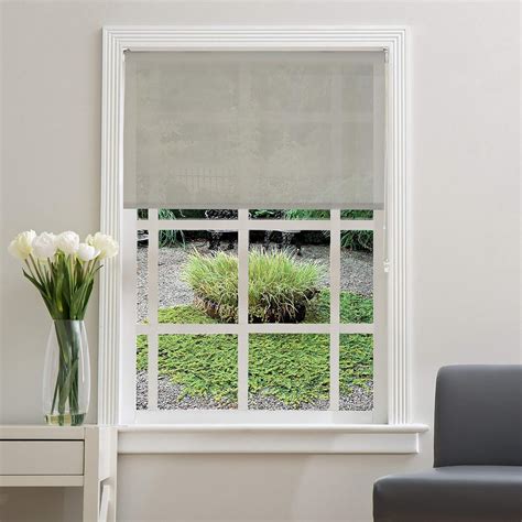 Buy DECO WINDOW Beige Jacquard Roller Blind - 58x84 from Deco Window at ...